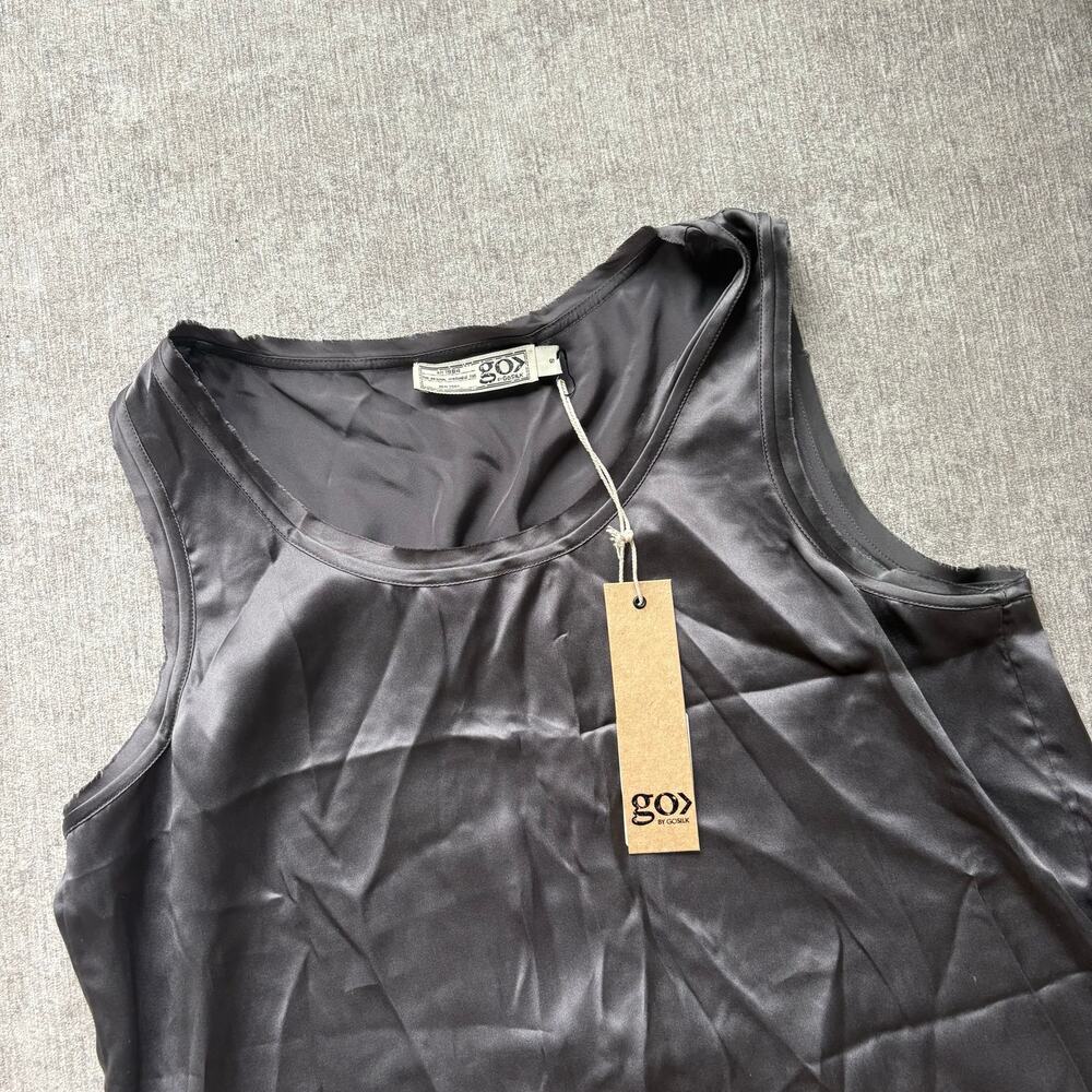 NWT Go by GoSilk Grey Tank - Picture 5 of 6